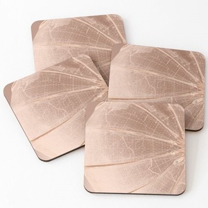 Luxury Design <b>Copper</b> Square Coaster and White Polish Coffee Bar <b>Accessories</b> Drink for Best Price - Product Image 4