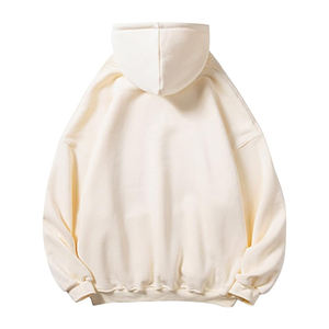 Pull à capuche décontracté avec poche kangourou Top court à manches longues Logo brodé pour l'automne et l'hiver Vêtements décontractés - Product Image 2