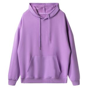 Bangladesh China Factory Price 260g Polyester Hooded Crew Neck <b>Sweatshirt</b> Unisex Loose Fit Korean Style Custom Logo Hoodie - Product Image 5