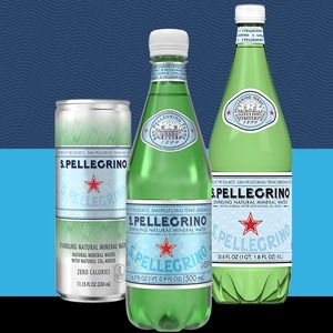 Agua Mineral con gas San Pellegrino, botella de vidrio de 500 ml, agua carbonatada Natural Premium italiana, refresco de comedor elegante - Product Image 3