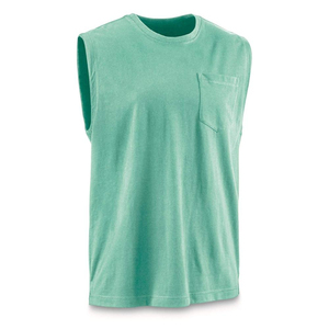 Débardeur de gymnastique sans manches à séchage rapide vintage 3D pour hommes avec logo personnalisé OEM - Product Image 3