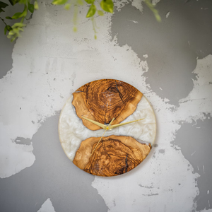 Sang trọng cao-bóng nhựa đồng hồ thanh lịch cổ tích phong cách gỗ tường trang trí nội thất quà tặng doanh nghiệp - Product Image 5