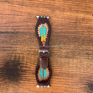 สายนาฬิกาอัจฉริยะใช้ได้กับหนังแท้งานทำมือแท้รุ่นจำนวนจำกัดสายหนังแท้คุณภาพสูงเหมาะสำหรับเป็นของขวัญสำหรับทั้งชายและหญิง - Product Image 2