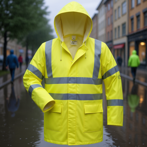 Veste de pluie Reinhold Yellow Multi-Norm, produit norvégien, catégorie : imperméables - Product Image 3