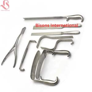 BISONS WHOLESALE Kit de Instrumentos de Cirugía Plástica Glútea de Acero Inoxidable, Retractores Gonzalez, Certificado CE para Cirugía Estética - Product Image 3