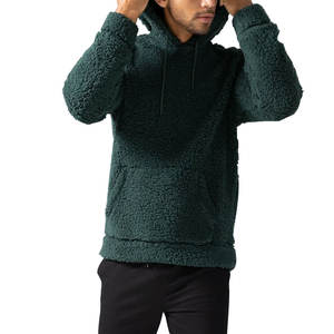 2024 haute qualité confortable pull hommes Sherpa polaire à capuche Offre Spéciale nouveauté hommes Sherpa polaire sweats à capuche Style Unique - Product Image 1
