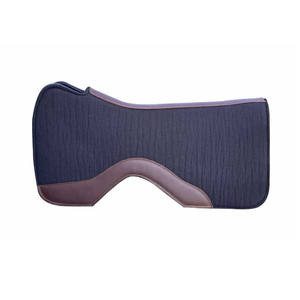 Selle de cheval en feutre de laine de haute qualité avec motif papillon, épaisseur de 18 mm et 25 mm, cuir huilé moyen, contour pour course de barils - Product Image 2