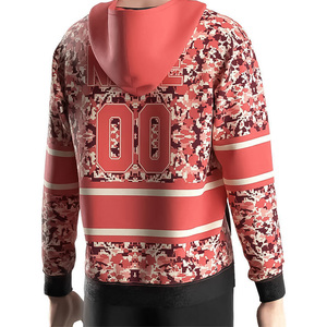 เสื้อฮู้ดฮ็อกกี้น้ำแข็งของผู้หญิงมีสไตล์มีสีและขนาดที่กำหนดเองได้ - Product Image 4