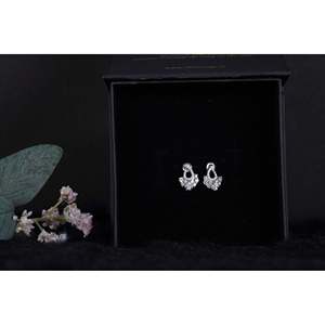 Pendientes de plata de ley 925 con cristal Aurora - Product Image 1