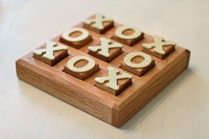 Jeu de Tic Tac Toe décoratif de designer pour un style élégant de table de bureau à domicile - Product Image 4