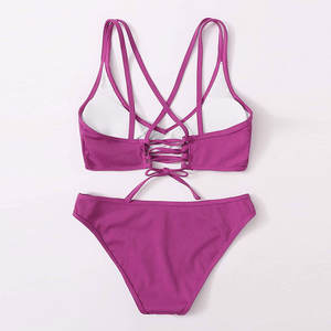 ชุดว่ายน้ำบิกินี่สายเดี่ยว2ชิ้นสำหรับผู้หญิงชุดว่ายน้ำเล่นกีฬาแห้งเร็ว2026 - Product Image 2