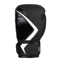 Ensemble de boxe Winning noir à lacets, vente chaude 2025, logo personnalisé, cuir véritable Winning, compétition, combat, adultes, paire