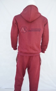 Ensemble de survêtement décontracté unisexe en molleton avec capuche, sweat-shirt et pantalon, personnalisable, 100 % coton biologique respirant, collection automne - Product Image 2
