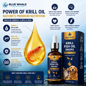 Gouttes d'<span class=keywords><strong>huile</strong></span> <span class=keywords><strong>de</strong></span> <span class=keywords><strong>krill</strong></span> pour chiens et chats, supplément liquide d'oméga 3 EPA DHA pour la santé <span class=keywords><strong>de</strong></span> la peau et du pelage, nutrition pour animaux <span class=keywords><strong>de</strong></span> compagnie, étiquette privée OEM, 30 ml - Product Image 4