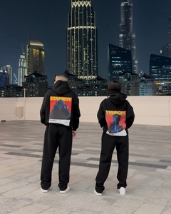 Custom <b>Star</b> Boy Vintage Essential Pullover Hoodie 100% Cotton High Quality Winter Fleece Men's Logo Printed Hoodie Hooded Collar - Product Image 4