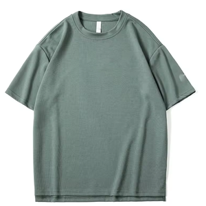 เสื้อยืดวินเทจสำหรับผู้ชายใส่ได้ทั้งชายและหญิงลายปักปะติดขนาดใหญ่พิเศษแฟชั่นฤดูร้อน - Product Image 3