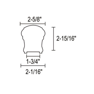 Personalizado Durable 6410P con filete Pasamanos Superior Múltiples componentes de escalera de madera maciza Calidad Premium - Product Image 2