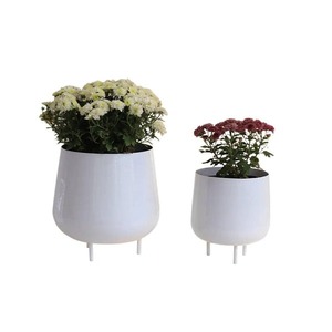 Macetas exclusivas de metal hechas a mano, eleva tu espacio con diseños de moda, macetas colgantes para balcón, sala de estar - Product Image 2