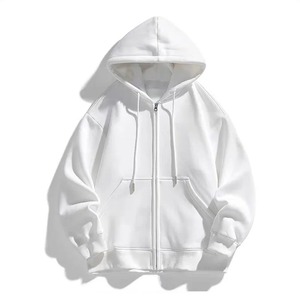 Nuevo 2025 sudaderas con capucha transpirables con cremallera para hombre personalizar algodón orgánico Casual pulóver diseño elegante Logo sudaderas con capucha para hombre - Product Image 2