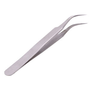 Meilleure vente pince à épiler incurvée haute qualité pointe pointue pince à épiler extension de cils à bas prix - Product Image 4