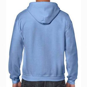 Sweat-shirts à capuche zippés pour hommes de haute qualité, manches longues, vêtements décontractés d'hiver, couleur unie, surdimensionnés, logo personnalisé, prix raisonnable, mélange de coton - Product Image 3