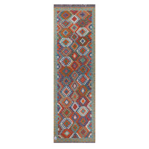 พรมกิลิมแบบมีสายรัด ไมมาณา อัฟกานิสถาน ขนาด 292 x 88 ซม. - Product Image 1