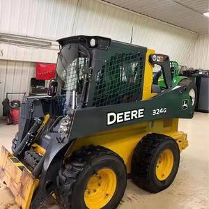 2019 para John Deere 319G Mini MINICARGADORA DE ALTO RENDIMIENTO usada hidráulica maquinaria de movimiento de tierras lista para la exportación - Product Image 5