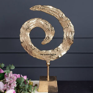 Modern Statement Piece New Collection <b>Abstract</b> Shape Aluminum Sculpture Suitable For <b>Art</b> Lovers Looking - Product Image 2
