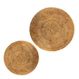 Manteles Individuales de Ratán Tejido de Moda, Manteles para Mesa de Comedor, Artesanía de Vietnam, Accesorios para Mesa - Product Image 1
