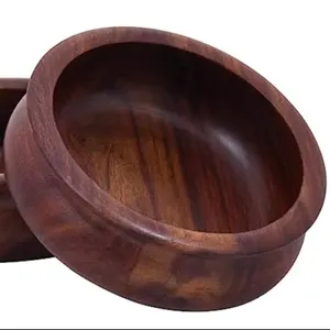 New brand look wooden serving bowl good quality and new design Use for partyware From Falak World Export