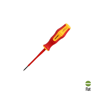 Cacciavite Piatto Isolato Certificato VDE 1.000 V. Dimensioni 0,4 x O/ 2,5 x 75 mm. - Product Image 1
