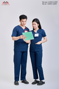 ชุดสครับทางการแพทย์สำหรับทุกเพศ FMF |   ผ้า WFX-CVC 52% ฝ้าย 45% โพลีเอสเตอร์ 3% สแปนเด็กซ์ |   สำหรับแพทย์และพยาบาล - Product Image 5