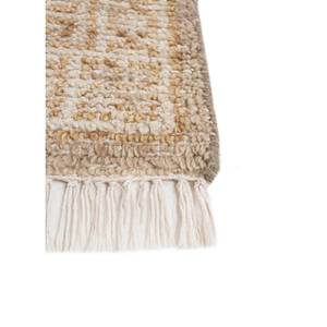 Alfombras de Lana Tejidas a Mano Color Marfil Thyme para el Hogar AKWL-1600 - Product Image 4