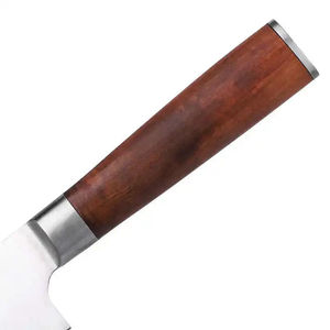 Ensemble de couteaux de chef, ensemble de 5 couteaux de cuisine avec lames ultra-affûtées en acier inoxydable 3CR13 amélioré, ensemble de couteaux avec manche en bois d'olivier - Product Image 5
