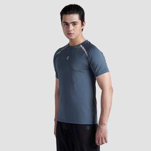T-shirt de sport Sense Aero Basic gris 100 % polyester Dry-Fit compressé imprimé - Product Image 3