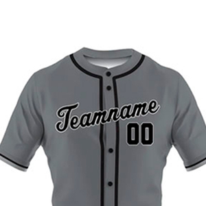 ชุดกีฬาผ้าโพลีเอสเตอร์100% ชุดเครื่องแบบเบสบอลระบายอากาศได้ดีชุดเสื้อผ้าสไตล์ใหม่สีทึบระบายอากาศได้ดี - Product Image 5