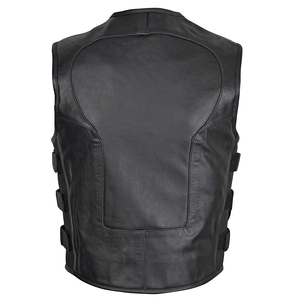 Chaleco de cuero de bicicleta más vendido para hombres equipo de montar en motocicleta duradero con estilo protector y atemporal a la venta - Product Image 3