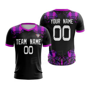 เสื้อฟุตบอลฤดูร้อนสำหรับผู้ใหญ่แบบยูนิเซ็กซ์ ผลิตจากโพลีเอสเตอร์ 100% ระบายอากาศได้ดี คุณภาพสูง รับทำโลโก้ตามสั่ง ขายส่งสำหรับการฝึกซ้อมฟุตบอล OEM - Product Image 5