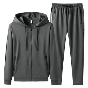 Venta al por mayor traje Jogging trajes impermeable Zip Up Sudadera con capucha conjunto con lápices pantalón auto cinturón conjuntos de los hombres Tech Fleece chándales - Product Image 3