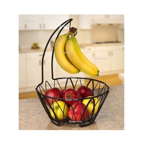 Greatest Quality 2 Tier Iron Basket Rectangular Shape Customized Size <b>Fruits</b> <b>Storage</b> Basket For Wholesale Supplier - Product Image 3