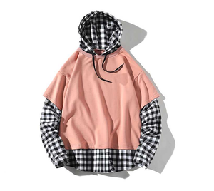 Vente en gros Offre Spéciale sweats à capuche d'automne confortables de haute qualité sweats à capuche à carreaux personnalisés pour hommes - Product Image 3