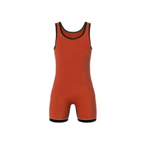 Maillots de lutte sans bretelles pour hommes professionnels, fermeture à pression, polyester/spandex respirant, haute performance, personnalisables pour l'entraînement - Product Image 3