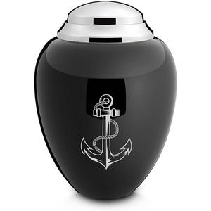 Urna de recuerdo de cremación de aluminio más exigente Urnas humanas con acabado de metal de diseño único del exportador indio - Product Image 1