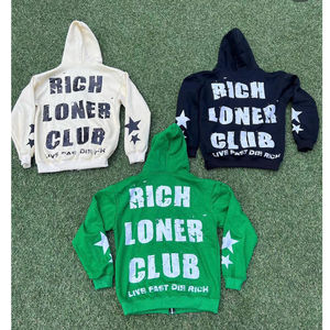 Sudadera con capucha de algodón orgánico de peso pesado para hombre, jersey de talla grande de alta calidad, ropa de calle con logotipo personalizado con logotipo de calidad - Product Image 2