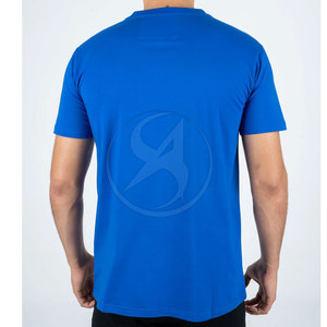 เสื้อยืดผ้าฝ้ายพลอยเทียมสำหรับผู้ชายทำจากโพลีเอสเตอร์ผ้าฝ้าย100% บริการ OEM - Product Image 3