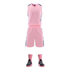 Camiseta de baloncesto personalizada hecha de fábrica, uniforme de baloncesto personalizado Reversible para hombre, Conjunto de camiseta, ropa de baloncesto - Product Image 2