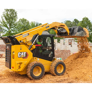 Chargeur résistant de boeuf de dérapage avec le moteur puissant et la représentation fiable pour la construction - Product Image 3