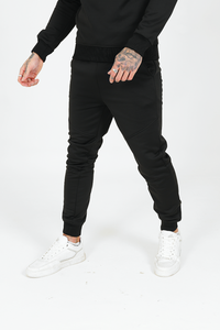 Survêtement technique en molleton avec logo personnalisé imprimé en relief pour homme, ensemble de jogging technique personnalisé pour homme - Product Image 3
