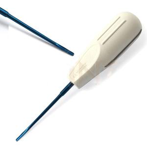 Juego de Instrumentos dentales recubiertos de titanio azul de 8 piezas, elevadores de cirugía de implante de ligamento reutilizables, acero plástico hecho a mano Manual - Product Image 6