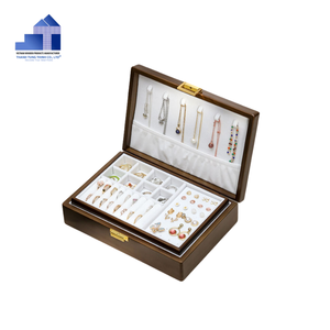 Tendance chaude boîte en bois naturel boîtes à bijoux en bois ensembles de bijoux de mode emballage de bijoux pour emballage cadeau fabriqué au Vietnam - Product Image 2